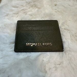 NWOT Michael Kors Jet Set Wallet Card Holder in Olive